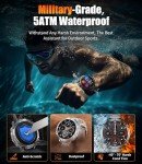 LIGE Men's Smart Watch with AMOLED Display and Bluetooth