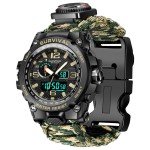 23-in-1 Waterproof Military Tactical Watch for Men