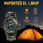 23-in-1 Waterproof Military Tactical Watch for Men