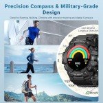 FATONIO Men’s Military Tactical Smart Watch