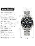 Heimdallr Stainless Steel SKX007 Dive Watch for Men