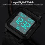 Men's Waterproof Military Sports Digital Watch