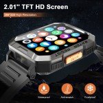 Men's Rugged Tactical Smart Watch with Call Features