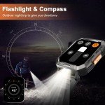 Men's Rugged Tactical Smart Watch with Call Features
