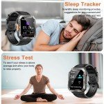 Men's Rugged Tactical Smart Watch with Call Features