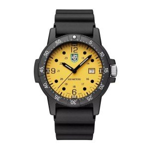 Luminox Sea Bass Men's Yellow Dial Watch