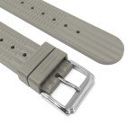 Men's Waffle Rubber Watch Band for Seiko 20/22mm