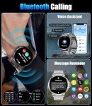 Men's Military Smart Watch with Fitness Tracker