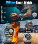 Men's Military Smart Watch with Fitness Tracker
