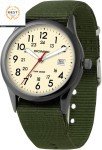 Rugged Expedition Scout Military Wrist Watch 38mm