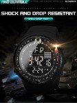 Men's Waterproof Tactical LED Digital Sports Watch