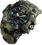 Men's Outdoor Tactical Dual Display Watch 164FT Waterproof