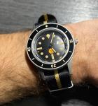 Fifty Five Fathoms Military Watch Mod Radiation Russian Dive Watch Vintage 200M