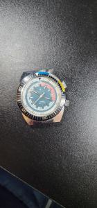 Vintage Adamo Geneve Diver Style Watch Old Rare Works! 