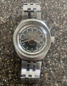 Everest-Aquadive/Opera? Vintage Stainless Steel Automatic Dive Watch 25 Jewels