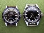 2 VINTAGE DIVE WATCHES for PARTS/REPAIR: NASSAU SKINDIVER & DORSET