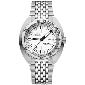 New DOXA Sub 300T Whitepearl Dial Stainless Steel Men's Watch 840.10.011.10