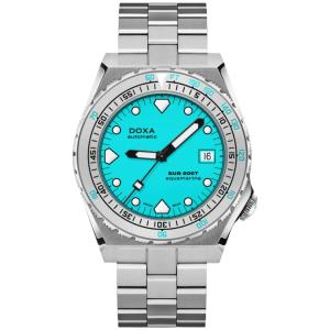 New DOXA Sub 600T Aquamarine Automatic Turquoise Men's Watch 862.10.241.10