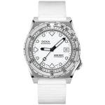 New DOXA Sub 600T Whitepearl Dial Fabric Strap Men's Watch 862.10.011.23