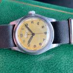 Vintage Doxa Military Style Wristwatch Stainless Steel Case 17J - Serviced