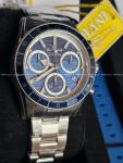 GLYCINE x Invicta  5 Five Elements WATER / Blue Swiss Z60 Chronograph mens watch