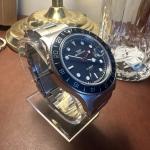 Glycine Combat Sub Sport GMT Quartz Dark Blue Dial GL1051 Orig Box #2011