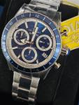 GLYCINE x Invicta  5 Five Elements WATER / Blue Swiss Z60 Chronograph mens watch