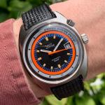 Glycine Airman SST “Sport” Super Compressor Black Dial Automatic Wristwatch