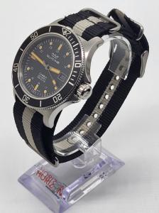 GLYCINE - Combat Sub Automatic Black Dial Nylon Strap Men's Watch GL0083