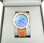NEW GLYCINE AIRPILOT WATCH GL0351 44mm Swiss Quartz / BOX & HAT