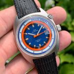 Glycine Airman SST “Sport” Super Compressor Blue Dial Automatic Wristwatch