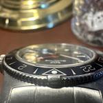 Glycine Combat Sub Sport GMT Quartz Dark Blue Dial GL1051 Orig Box #2011