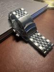 Glycine Men's Airman 40mm Auto Watch GL0376 24hr Dial Date GMT On Bracelet #8753