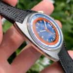 Glycine Airman SST “Sport” Super Compressor Blue Dial Automatic Wristwatch