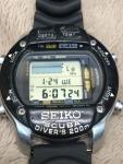 Vintage Seiko M796-5A00 Scuba Diver's 200m Dive Computer Watch