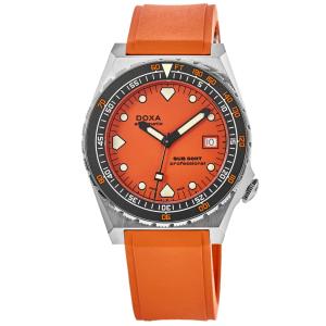 New DOXA Sub 600T Professional Automatic Orange Dial Men's Watch 861.10.351.21