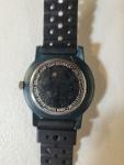Vintage Swiss Army Watch 40mm Orange Diver Bezel 100m Black Date Dial