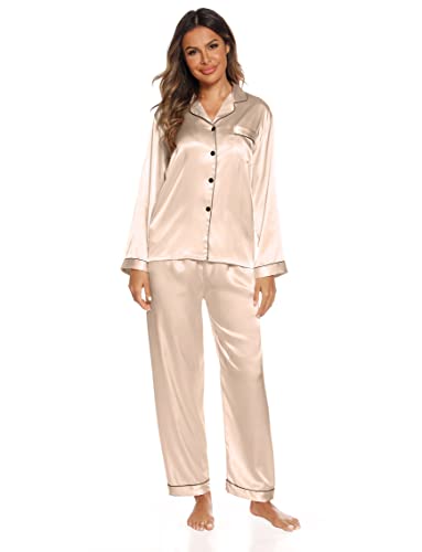 Eilshoji Satin Pajamas Set for Women