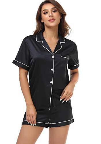 Silky Satin 2-Piece Pajama Set for Women