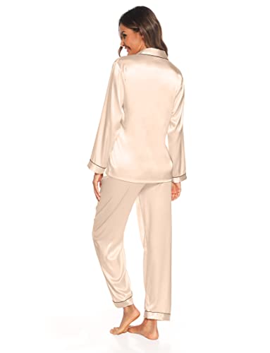 Eilshoji Satin Pajamas Set for Women