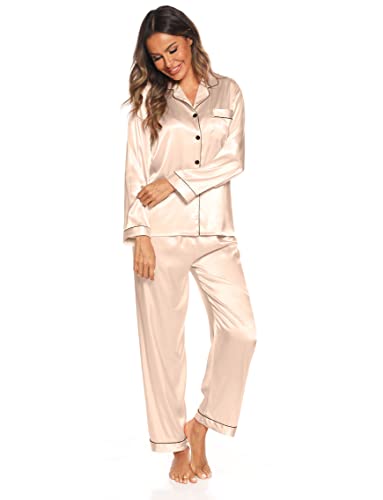 Eilshoji Satin Pajamas Set for Women