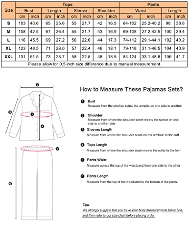 Eilshoji Satin Pajamas Set for Women