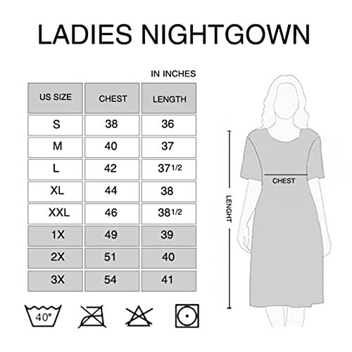 CONOMAX 3PCS Soft Night Shirts Nightgowns Sleep Dress