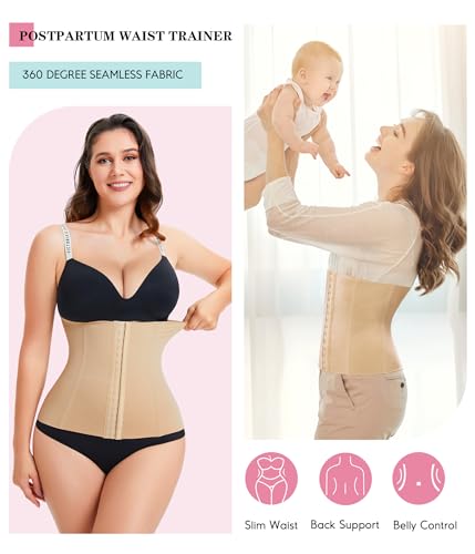 LODAY Waist Trainer Corset Body Shaper for Women