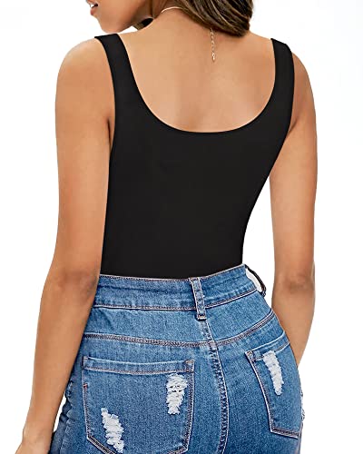 MANGOPOP Ribbed Body Suit Jumpsuit White Small Women's