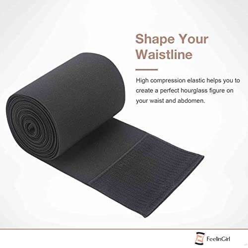 FeelinGirl Plus Size Black Waist Trainer for Women