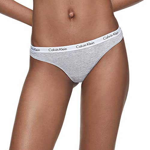 Calvin Klein Carousel Logo Cotton Stretch Thong, 3-Pack