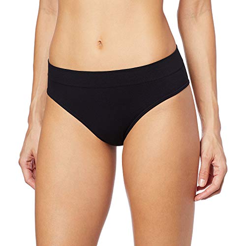 Lupo Women's Black Essential Brief Panties, Large