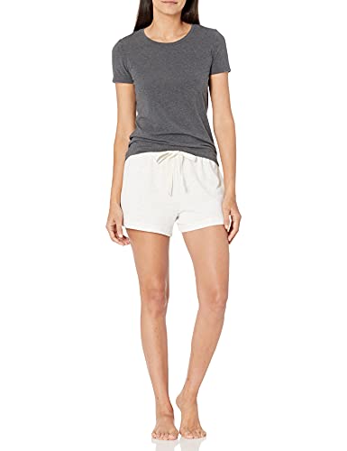 White Space Dye Lounge Terry Pajama Shorts, Women's Medium