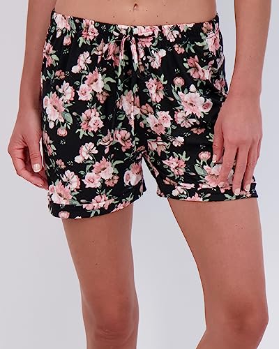 3 Pack: Women's Soft Pajama Boxer Shorts Set
